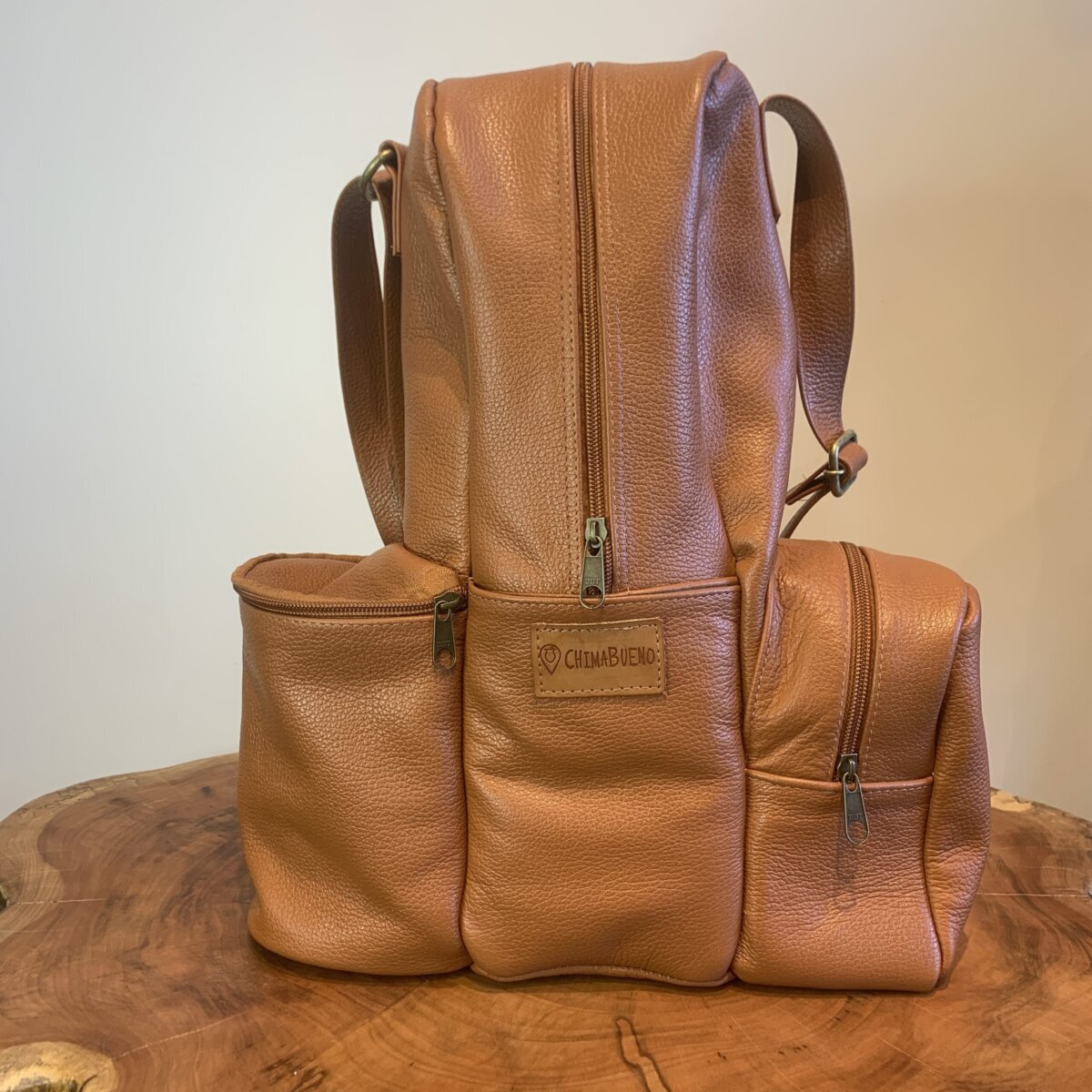 Mateira Garupa Couro Orange