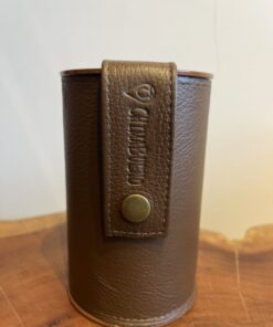 PORTA ERVA MATE COURO CHOCOLATE