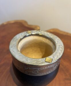 Alternative view of Cuia Uruguaia Imperial em Couro Preto