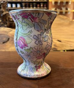 Cuia de Couro Estampada C01