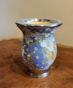 Cuia Forrada em Couro Estampada C02