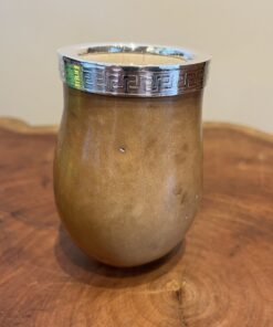 Cuia de Porongo com bocal de Prata C02