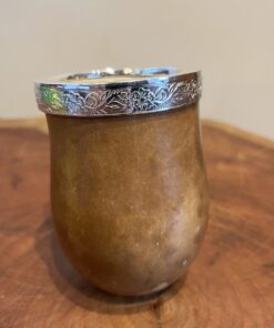 Cuia de Porongo com Bocal de Prata C01