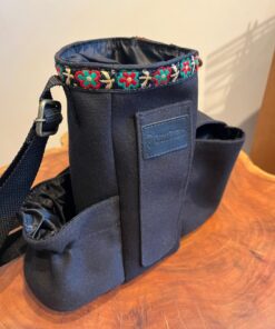 Alternative view of Mateira Galope Lona Preta - Faixa Floral Preta