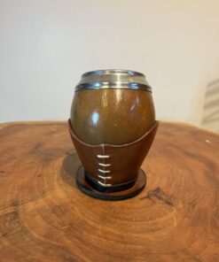 Cuia Coquinho com Bocal Cromado e Suporte