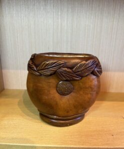 Cuia Gajeta Trabalhada Folhas