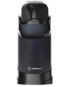 Garrafa Térmica 100% Inox R-Evolution Preto Hub 1.2L Termolar