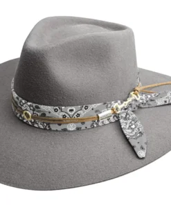 Chapéu Cavalgada Feltro 20x Marcatto Caqui com Cinza -M 58