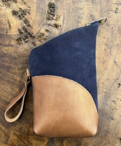 Alternative view of Porta Erva Ziper Camurça Marinho P