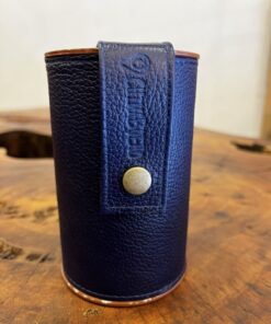 Porta Erva Mate Couro Navy