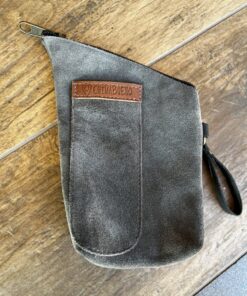 Porta Erva Ziper Camurça Chumbo P