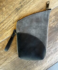 Alternative view of Porta Erva Ziper Camurça Chumbo P