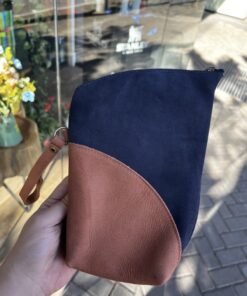 Alternative view of Porta Erva Ziper Camurça Marinho G