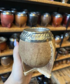 Cuia Torpedo Couro Cru