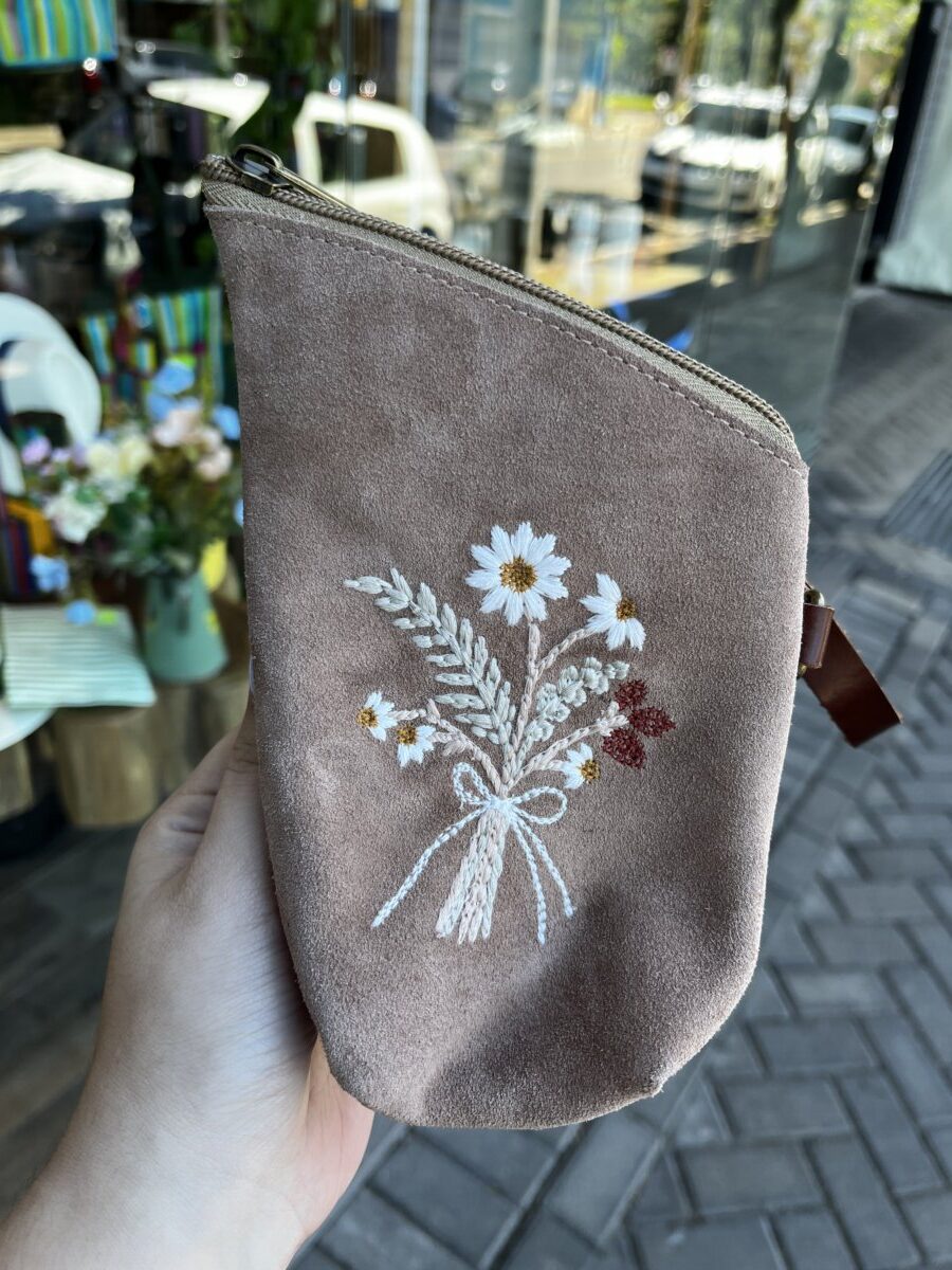 Porta Erva Ziper Bordado P