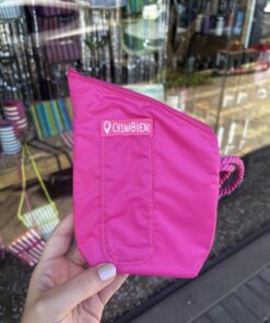 Porta Erva Mate Ziper Nylon Pink