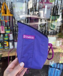 Porta Erva Mate Zíper Nylon Roxo