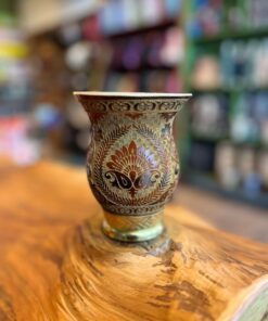 Cuia Trabalhada a Laser com Glitter A03