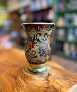 Cuia Trabalhada a Laser com Glitter A05