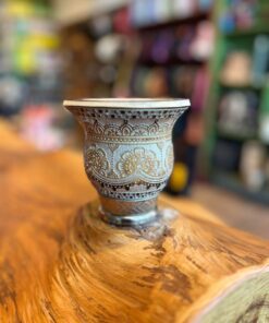 Cuia Trabalhada a Laser com Glitter A06