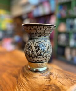 Cuia Trabalhada a Laser com Glitter A10