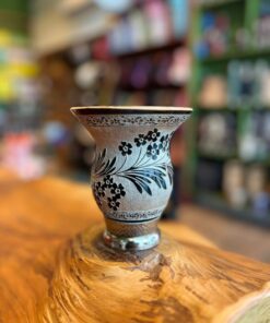 Cuia Trabalhada a Laser com Glitter A14