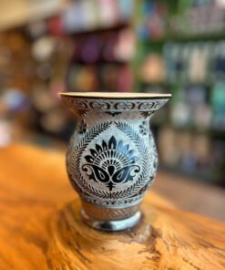 Cuia Trabalhada a Laser com Glitter A19