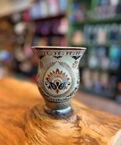 Cuia Trabalhada a Laser com Glitter A26